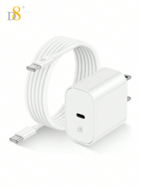 D8 USB-c wall charger with cable